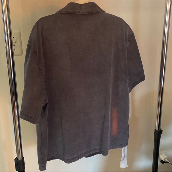 Purple Brand Faded Cotton Poplin Shirt - Picture 4 of 7